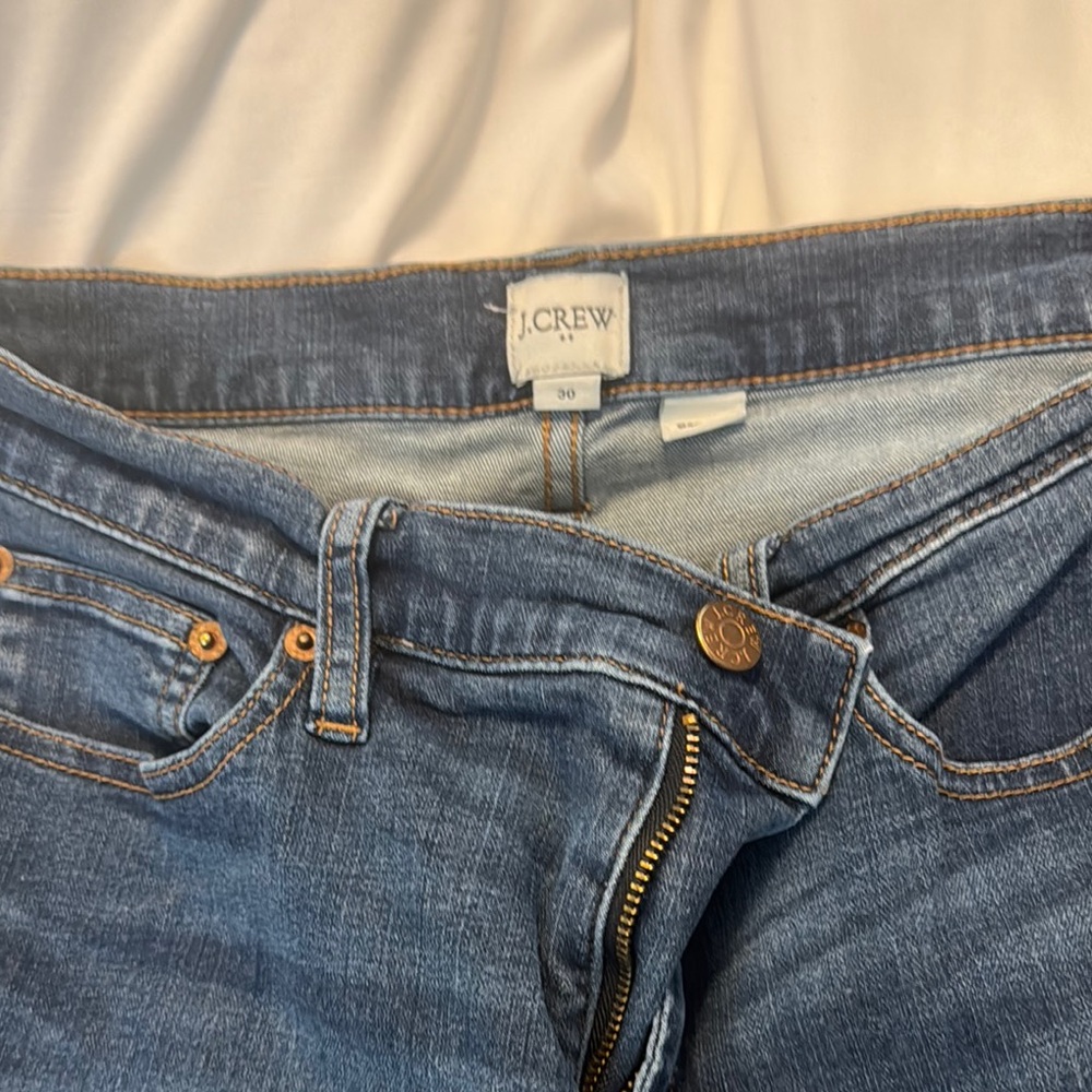 J. Crew Blue Skinny Jeans Classic Denim